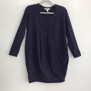 Sports Systems bubble hem two button long sleeve minidress or tunic. Size med.